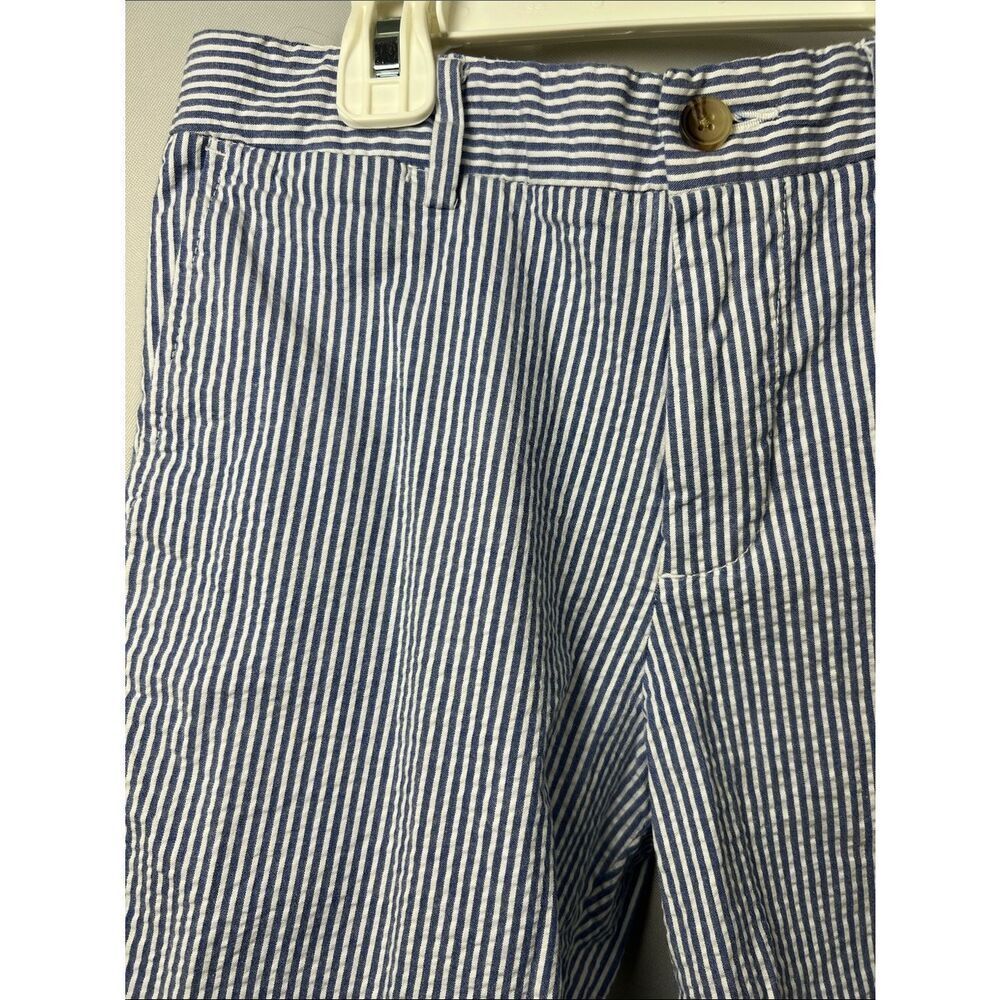Polo Ralph Lauren blue And white stripe searsucker shorts size 10 - Picture 4 of 12